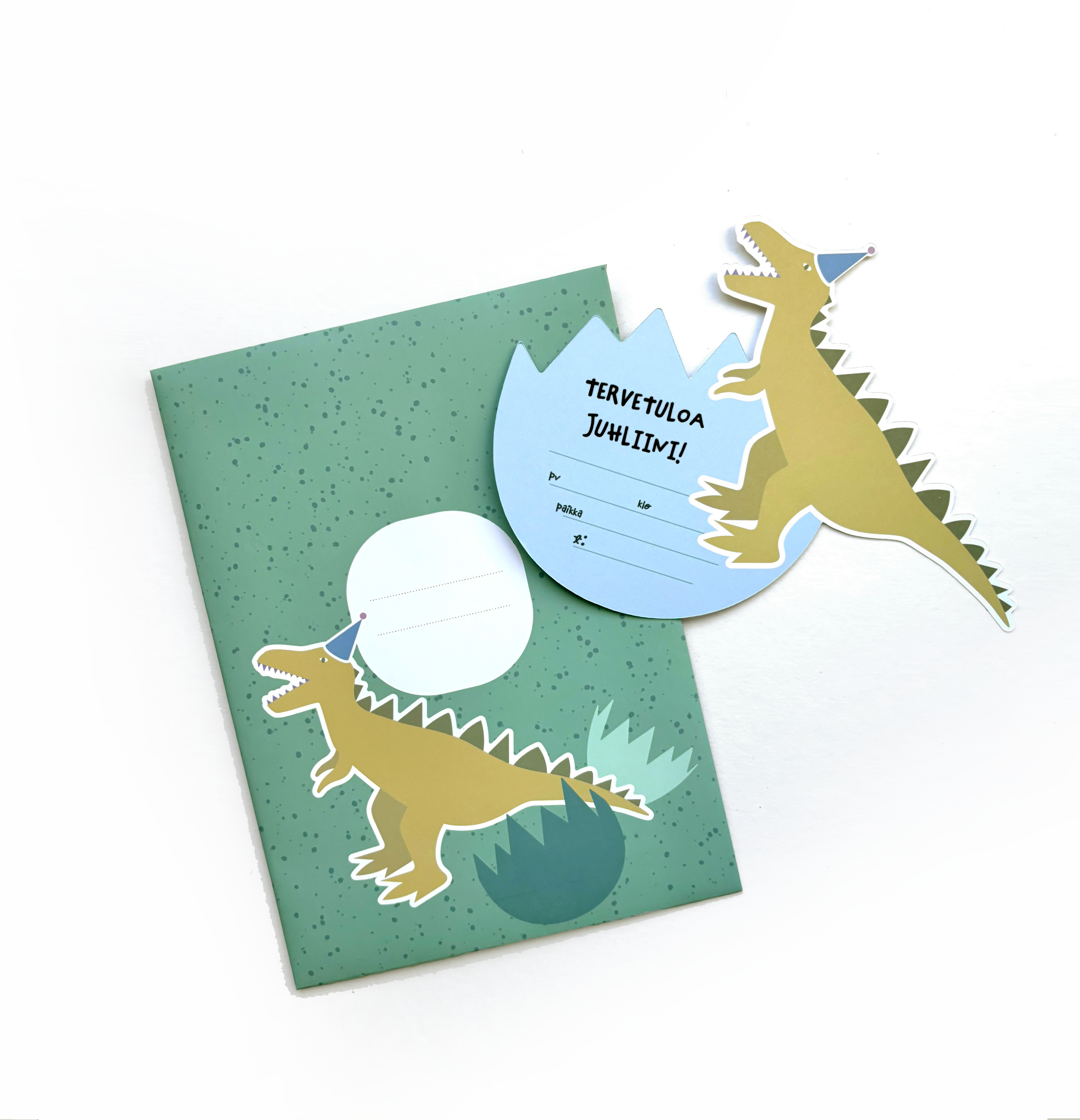 Kutsukortti ja kuori, Dino