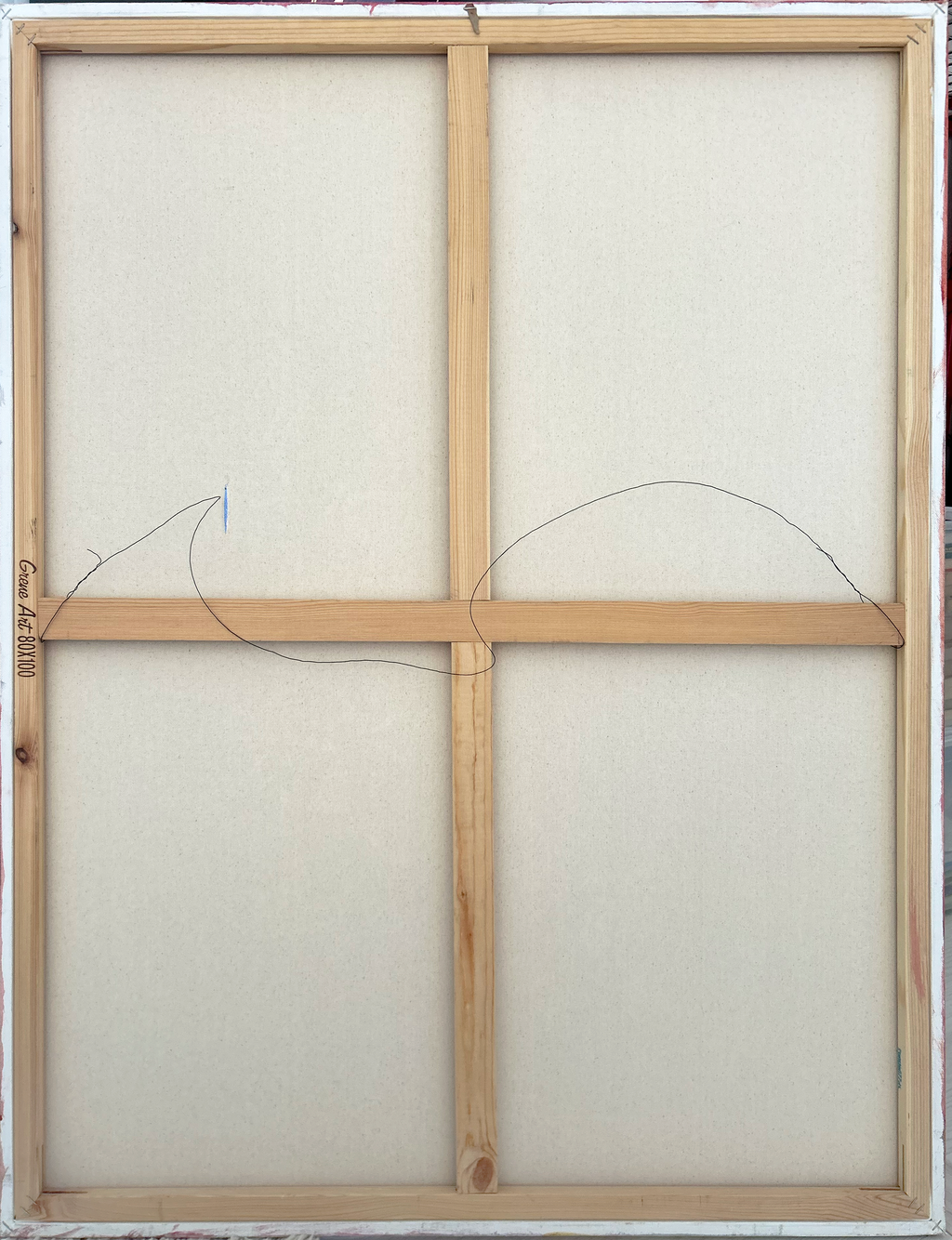 Akryylimaalaus Muistan Tänään Sinua, 80 cm x 100 cm
