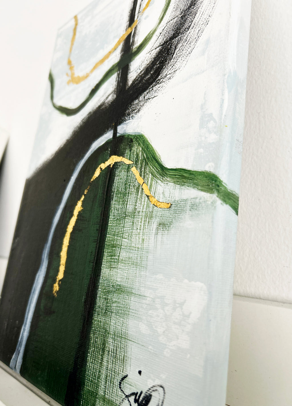 Acrylic painting Forest, 120 cm x 150 cm