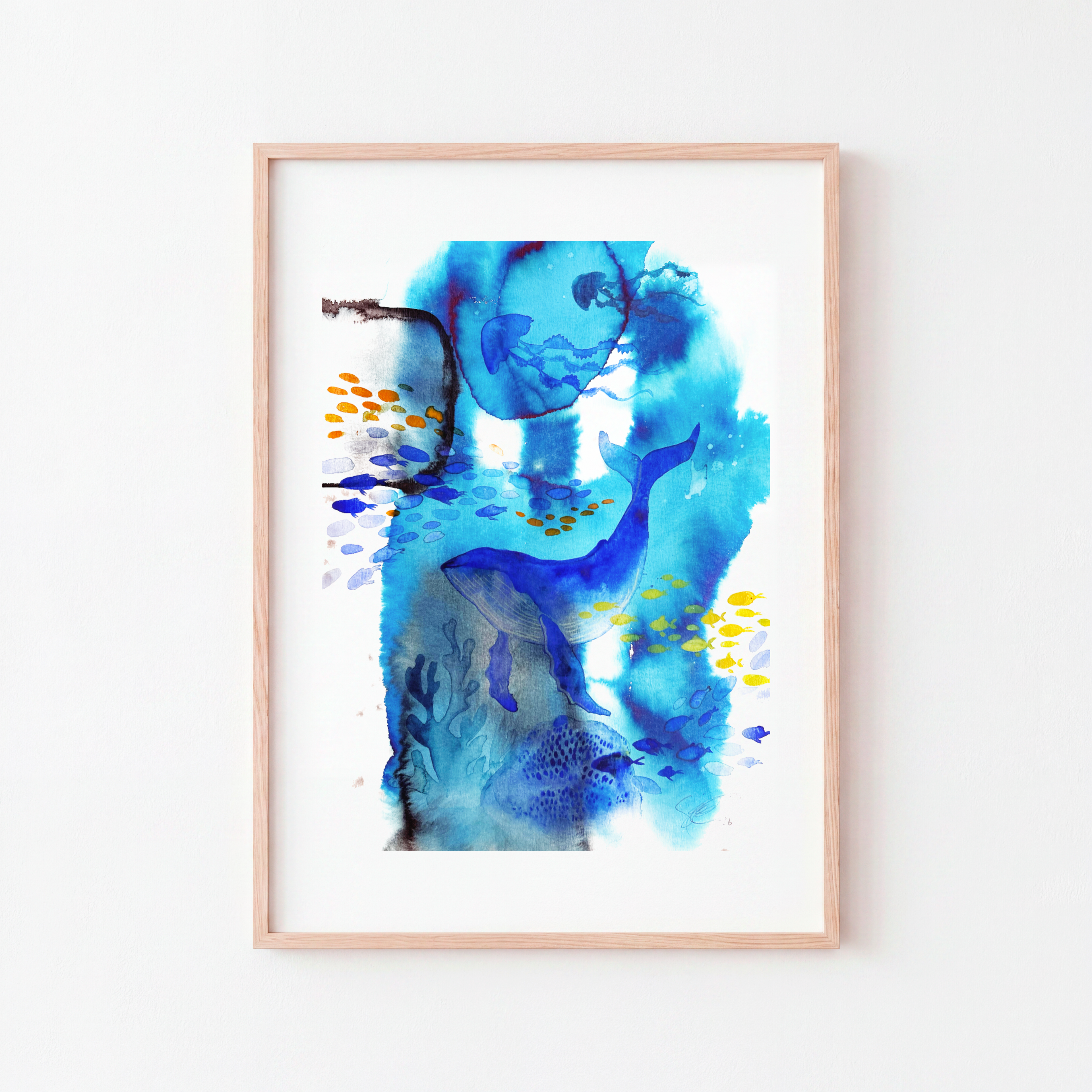 Taidejuliste Valtameri, 30 cm x 40 cm
