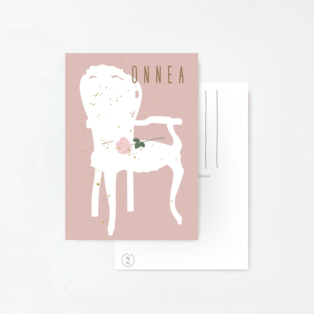 Kortti Ruusu tuolilla, A6