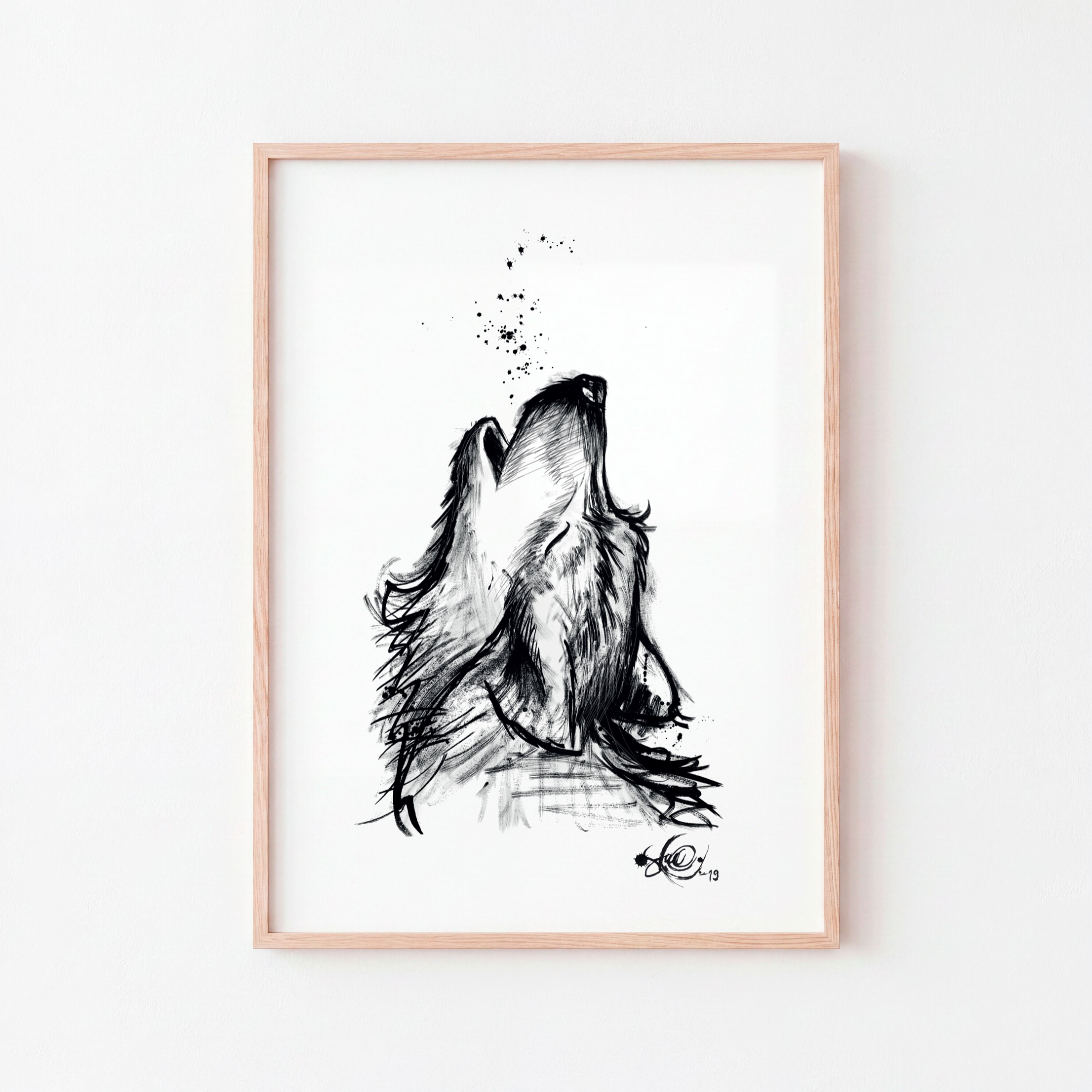 Taidejuliste Susi, 30 cm x 40 cm