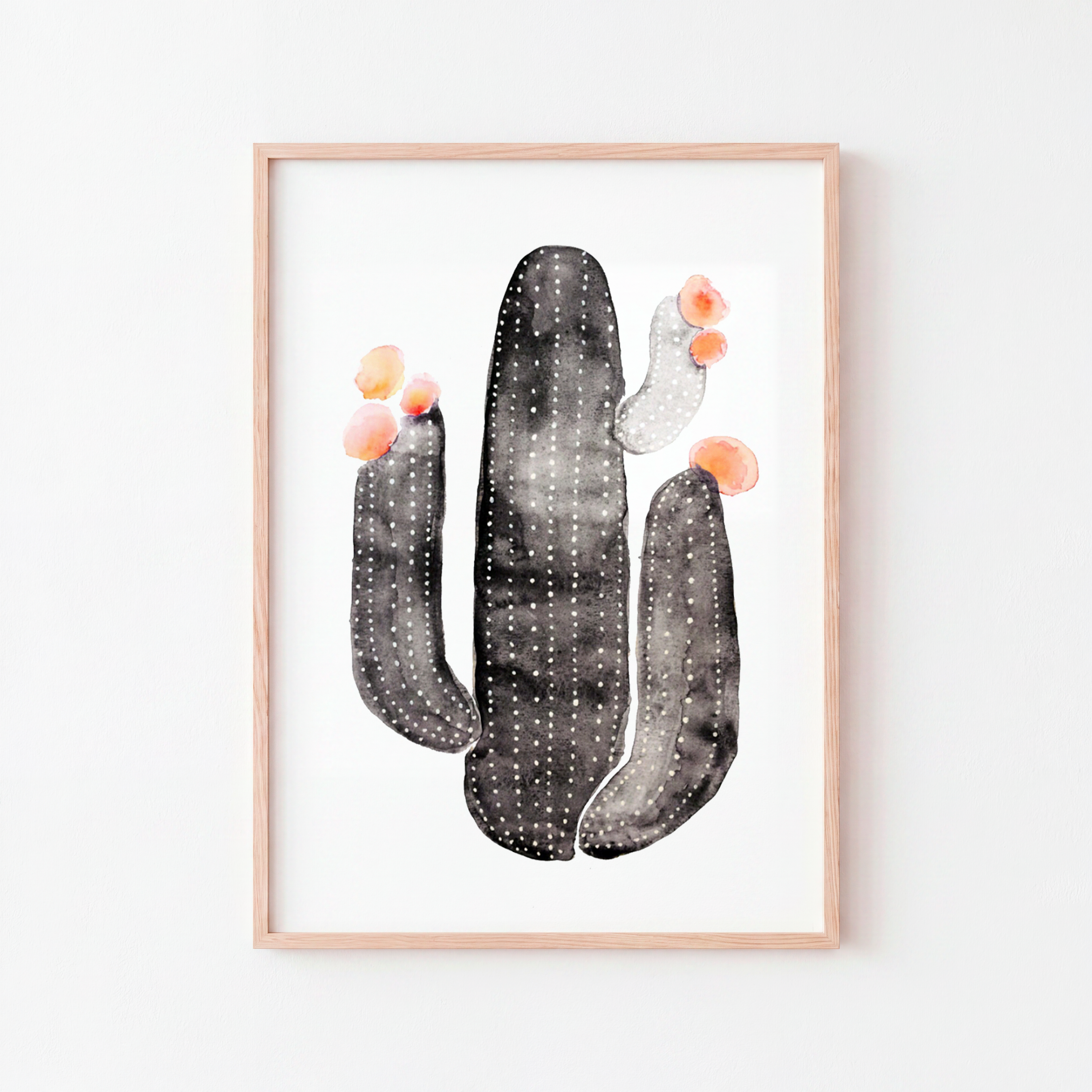 Taidejuliste Kaktus 1, 30 cm x 40 cm