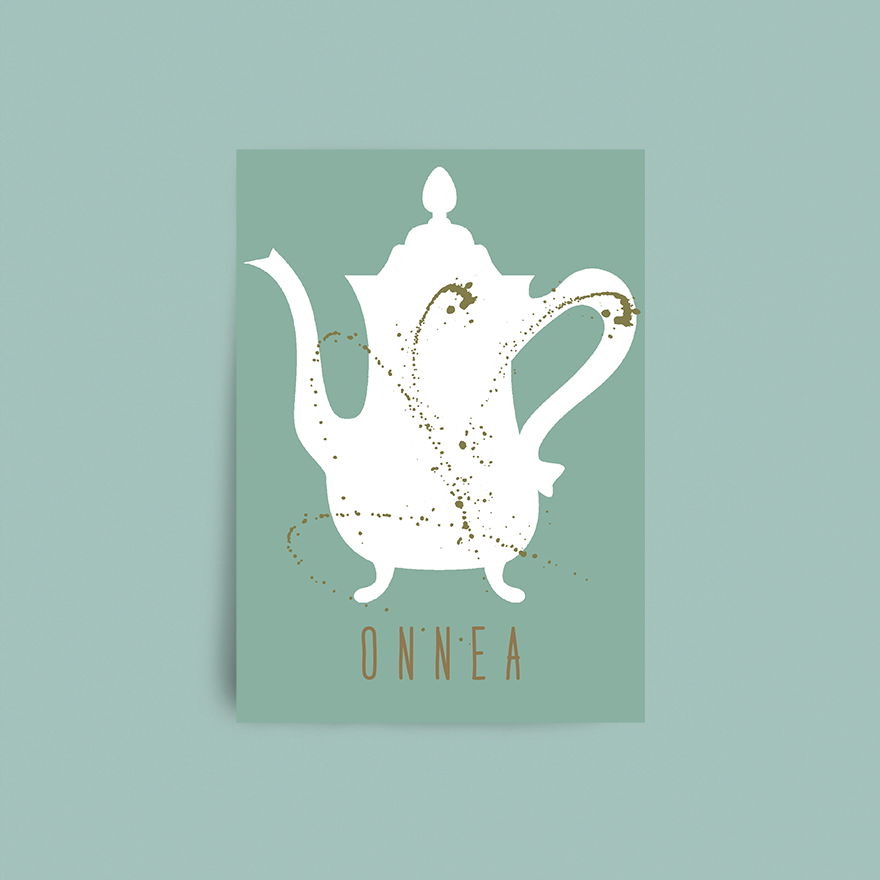 Card Juhlakahvit, A6
