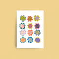 Card Flowers, A6