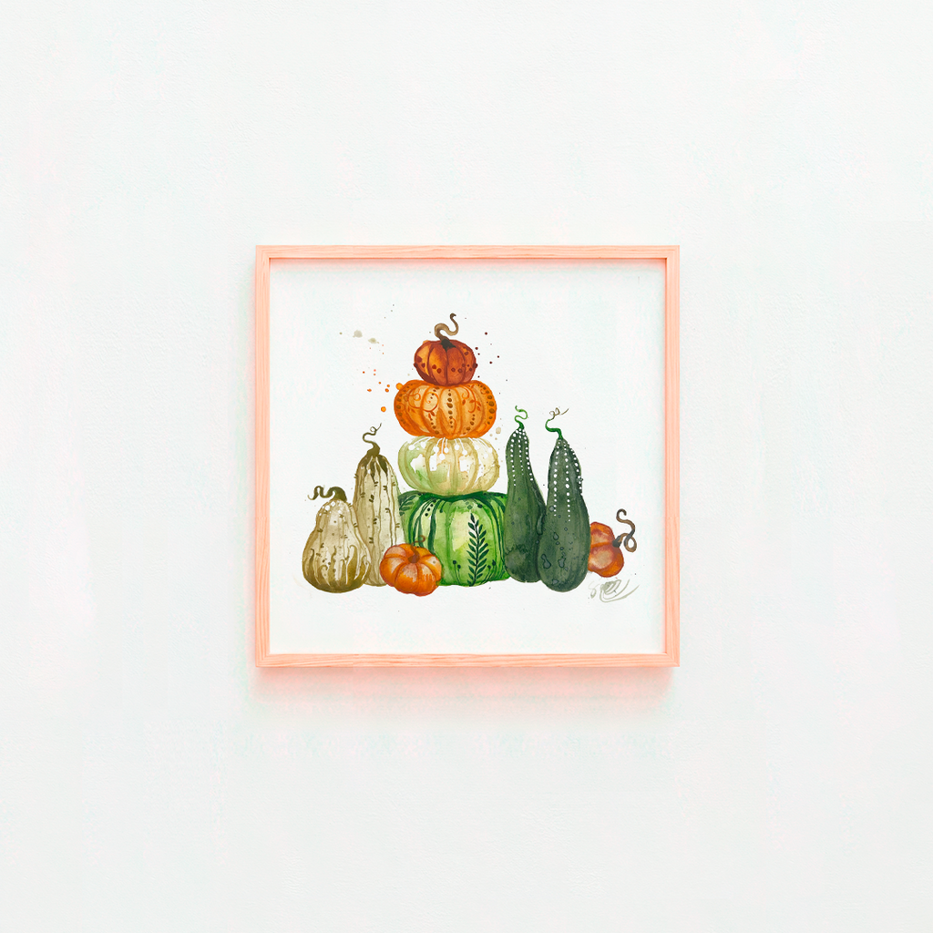 Artwork Pumpkins, 28cm x 28cm