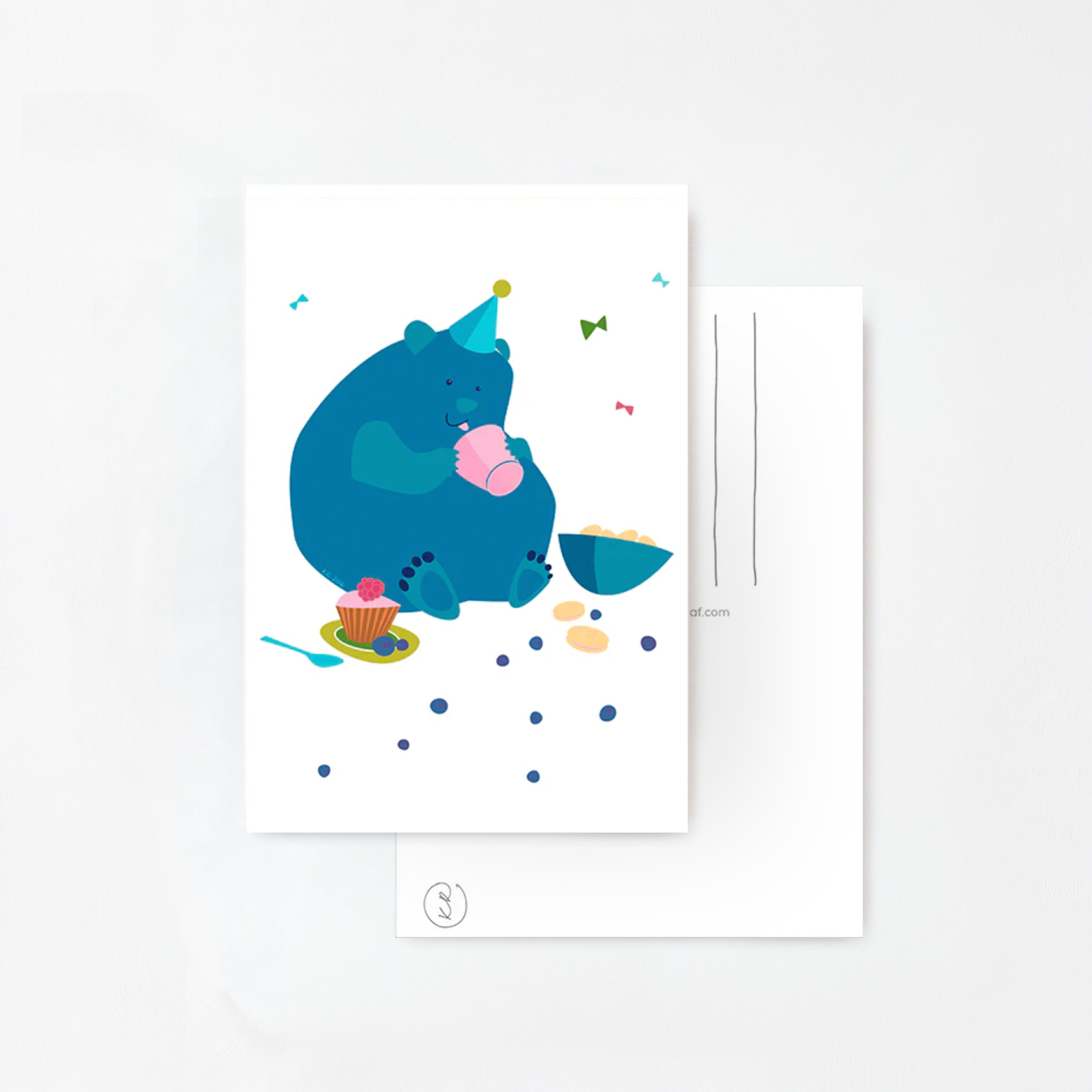 Kortti Nallen synttärit, A6