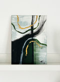 Acrylic painting Forest, 120 cm x 150 cm