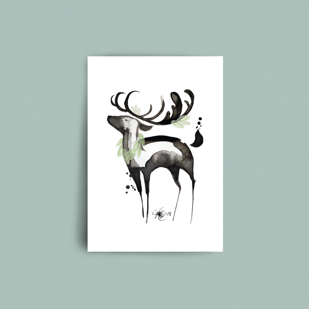 Joulukortti Jouluporo, A6