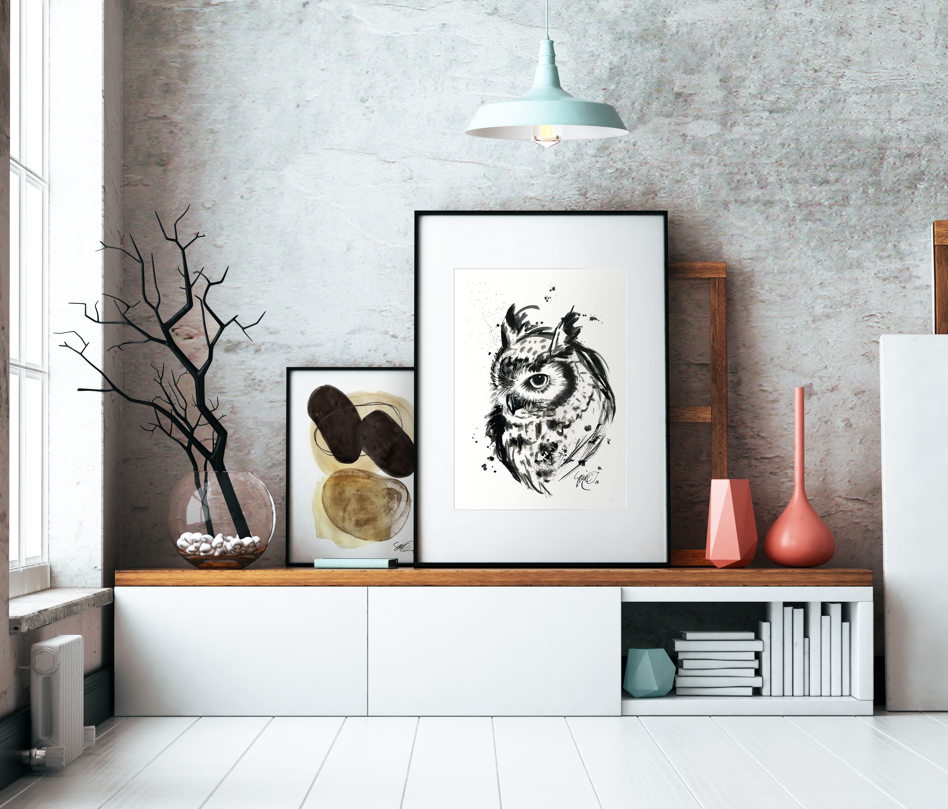 Juliste Pöllö 30 cm x 40 cm